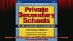 READ book  Private Secondary Schools 20062007 Petersons Private Secondary Schools Full Free