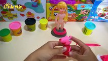 Peppa Pig Play Doh Disney Princess Magiclip Play Dough NEW Set Toys Frozen Princess Anna Elsa 2016 !