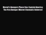 [PDF] Marvel's Avengers Phase One: Captain America: The First Avenger (Marvel Cinematic Universe)
