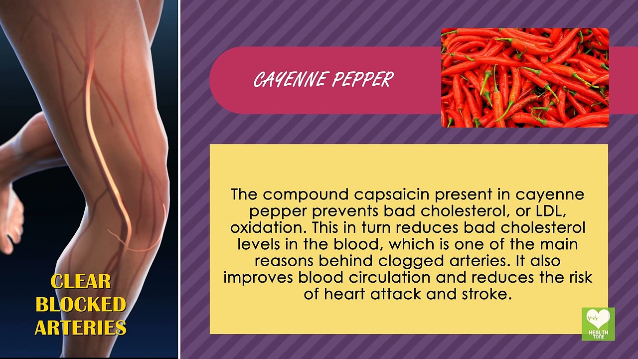 Natural Remedy To Clear Blocked Arteries _ Health Tips
