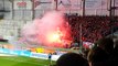 SC Freiburg Fans zünden Bengalos beim SC Paderborn (29.04.2016, 32. Spieltag, 2. Liga)