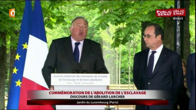 Commémoration de l’abolition de l’esclavage : « le 10 mai 2001 nous nous sommes retrouvés » rappelle Gérard Larcher
