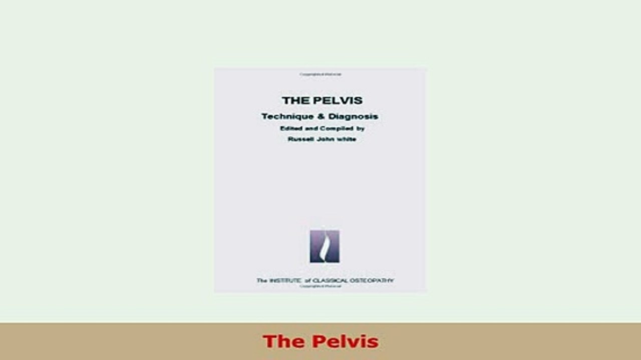 PDF  The Pelvis Read Online