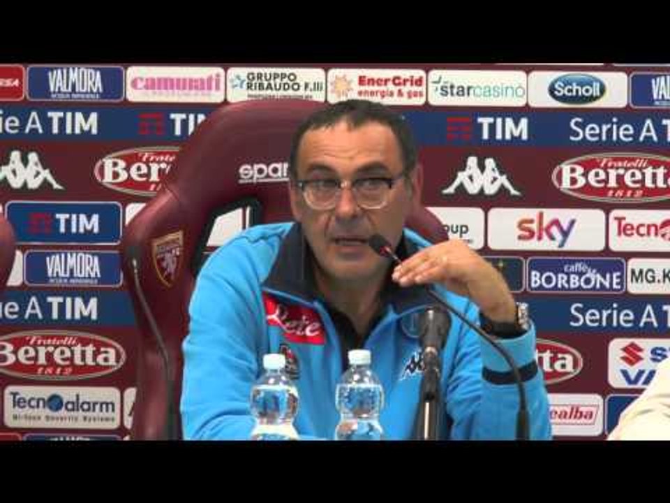 Torino-Napoli 1-2 - Sarri in conferenza stampa (08.05.16)
