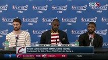LeBron James corrects reporter saying Kyrie Irving was with Cleveland Cavaliers first - 'Second'