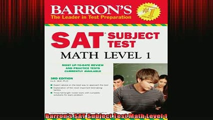 DOWNLOAD FREE Ebooks  Barrons SAT Subject Test Math Level 1 Full Free