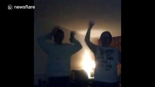 Wii remote KOs dancer during front room dance session
