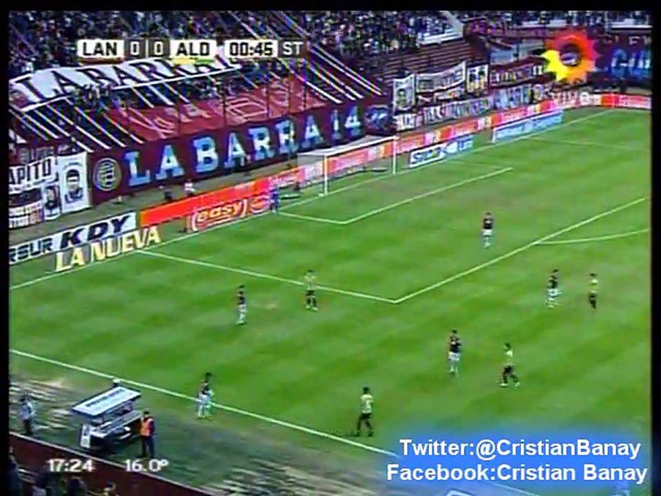 Lanus 2 Aldosivi 0 (Relato Sebastian Vignolo) Torneo Primera Division 2016