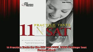 READ book  11 Practice Tests for the SAT and PSAT 2008 College Test Preparation Full Free