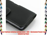 Asus PadFone Infinity Leather Case - A80 - Horizontal Pouch Type (Black) by Pdair