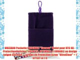 MUZZANO Pochette ORIGINALE Cocoon Violet pour HTC 8X - Protection Antichoc ELEGANTE OPTIMALE