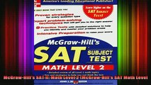 READ book  McGrawHills SAT II Math Level 2 McGrawHills SAT Math Level 2 Full Free