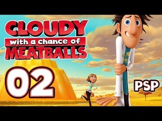 Cloudy With A Chance Of Meatballs Walkthrough Part 2 (PSP) World 1 ~ Level 3, 4 & 5