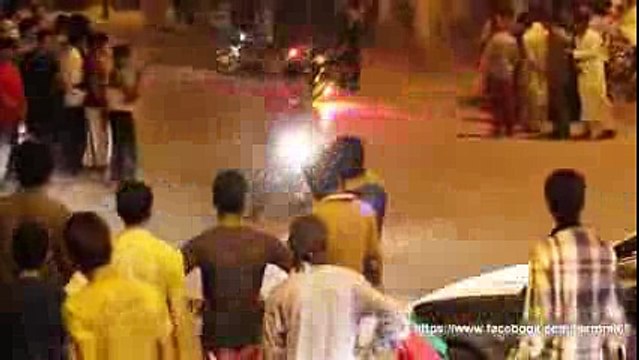 Drifting Cars In Rawalpindi On Independence Day - Pakistan