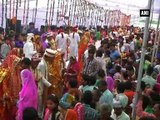 Couples take oath to save water at mass marriage ceremony