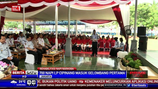 700 Napi Narkoba Jalani Rehabilitasi