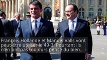 49-3 : ce que Hollande et Valls en pensaient il y a 10 ans
