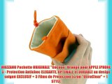 MUZZANO Pochette ORIGINALE Cocoon Orange pour APPLE IPHONE 5 - Protection Antichoc ELEGANTE