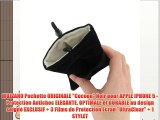 MUZZANO Pochette ORIGINALE Cocoon Noir pour APPLE IPHONE 5 - Protection Antichoc ELEGANTE OPTIMALE