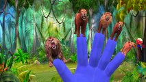 Animals Cartoons Finger Family Children Nursery Rhymes | Animals Finger Family Rhymes for