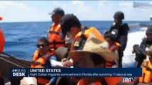 Eight Cuban migrants come ashore in Florida after surviving 11 days at sea