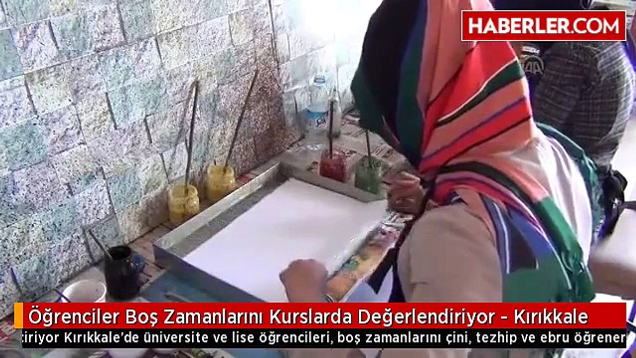 Öğrenciler Boş Zamanlarını Kurslarda Değerlendiriyor - Kırıkkale