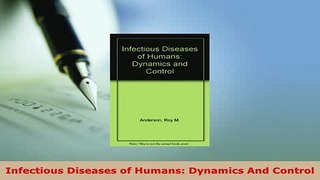Download  Infectious Diseases of Humans Dynamics And Control  EBook