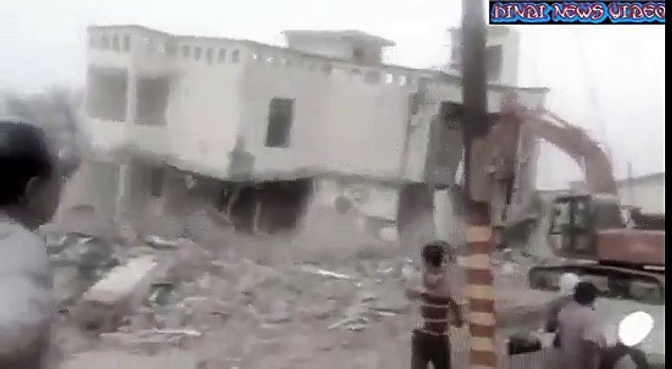 Building collapse in sitapur, up