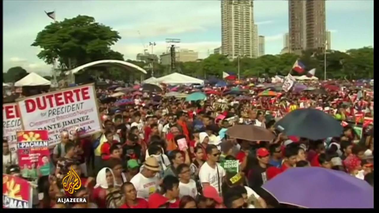 Philippines election: Rodrigo Duterte claims victory