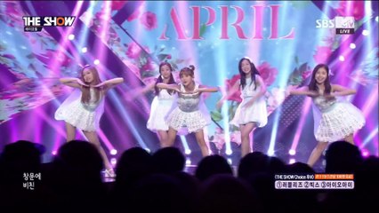160510 April "Tinker Bell" SBS THE SHOW #71