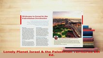 Download  Lonely Planet Israel  the Palestinian Territories 8th Ed Free Books