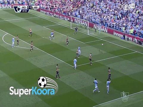 اهداف مباراة ( مانشستر سيتي 2-2 آرسنال ) الدوري الانجليزي