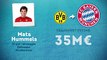 Officiel - Mats Hummels file au Bayern Munich _