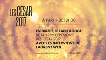 César 2017: Suivez le live du tapis rouge et les réactions des lauréats