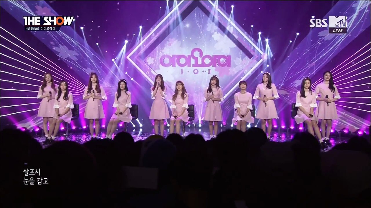 160510 [HOT DEBUT] I.O.I "When the cherry blossoms fade" SBS THE SHOW #71