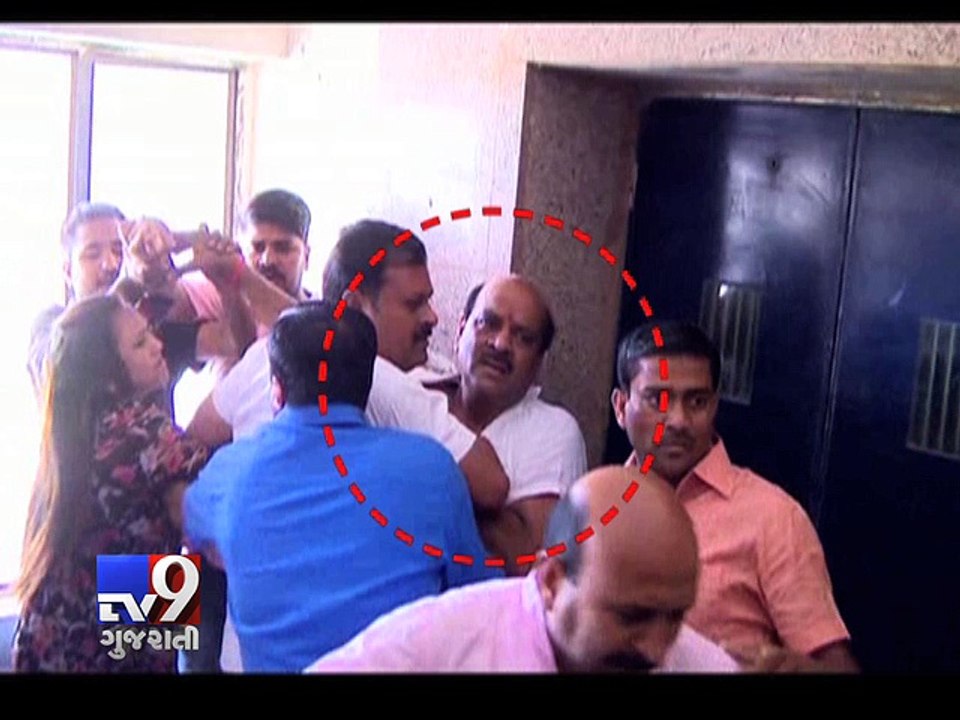 Gandhinagar Mayor Pravin Patel thrashed by Congress' workers, admitted in hospital - Tv9