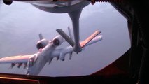 F-22 Raptor In-Air Refueling • Combat Mission January 2016