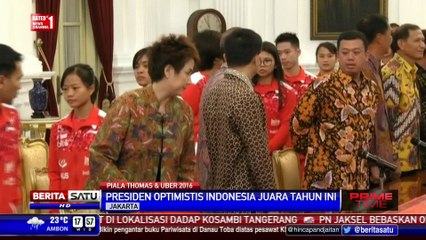 Jokowi Punya Feeling Tim RI Juarai Thomas dan Uber