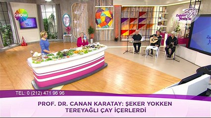 Canan Karatay, canlı yayında tereyağlı çay içti