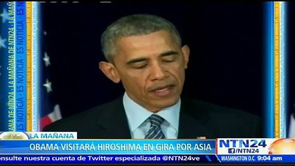 Barack Obama hará visita histórica a Hiroshima en mayo