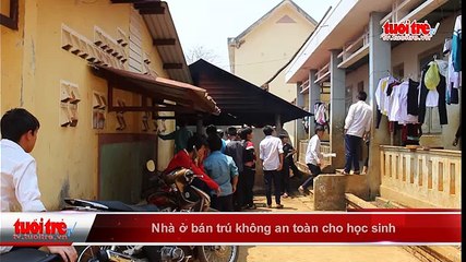 ĐẮK NÔNG- Nhà ở bán trú không an toàn cho học sinh