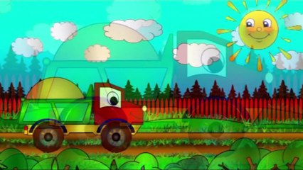 Neşeli Şekiller - Damperli Kamyon - Eğitici Çizgi Film