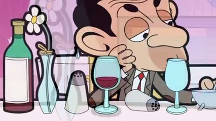 Mr Bean - Playing tune with glasses