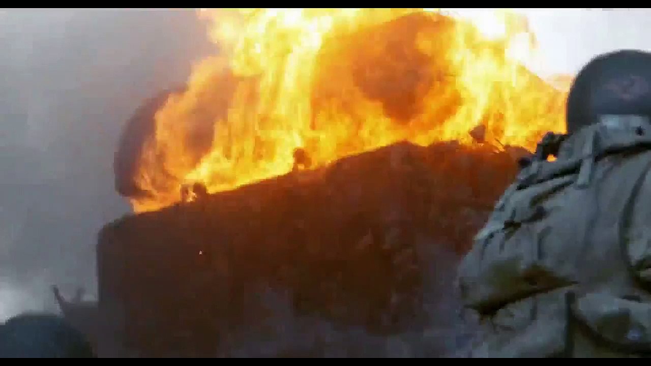 Saving Private Ryan (1998) - Omaha Beach Scene - Part 4/4