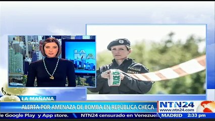 Evacúan lugares públicos en República Checa por amenazas de bomba