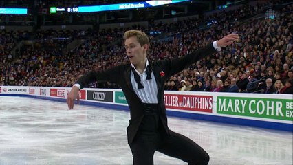 Michal BREZINA - SP kiss and cry - ISU World Championships 2016