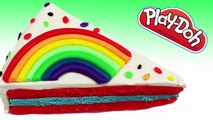 PLAY DOH - Make cream cakes rainbow with peppa pig toys fun videos
