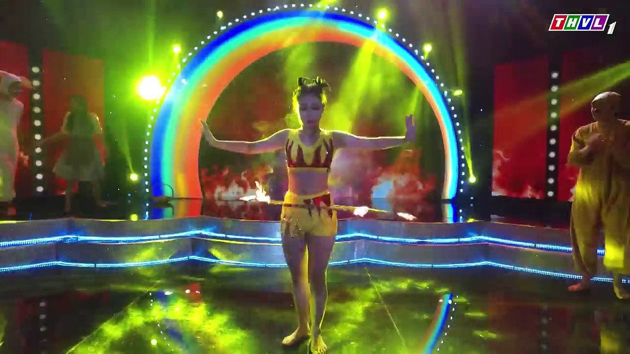 Siêu nhí tranh tài - Tập 10- Bé Kim Thư - Múa lửa