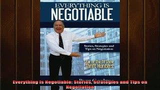 READ book  Everything Is Negotiable Stories Strategies and Tips on Negotiation Online Free