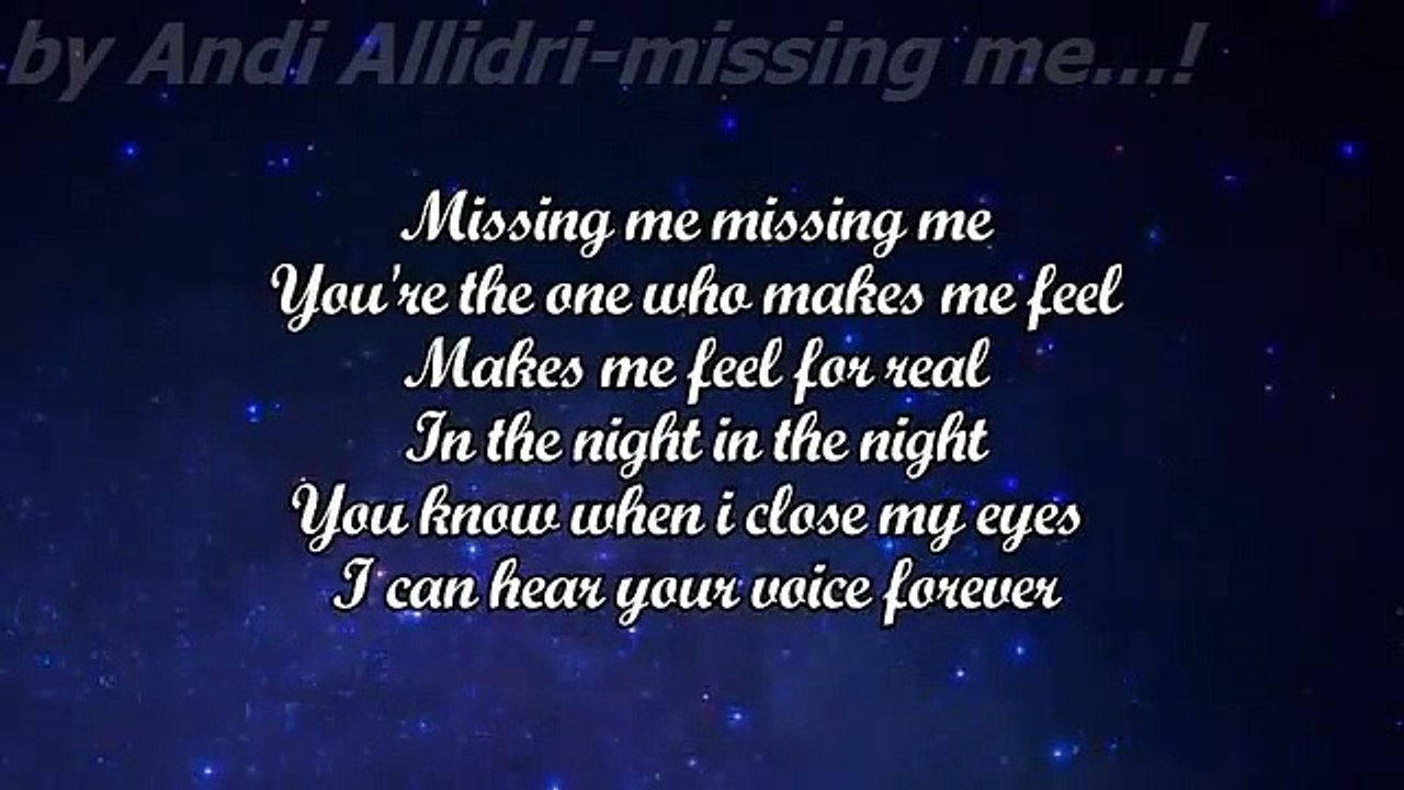 Missing Me [by Indila] 2013 - Official Video Lyrics [Andi Allidri]